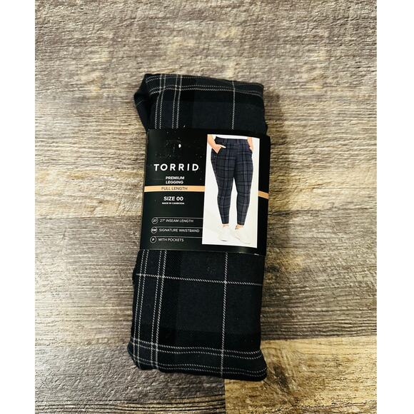 torrid Pants - Torrid Plaid Premium Leggings 00